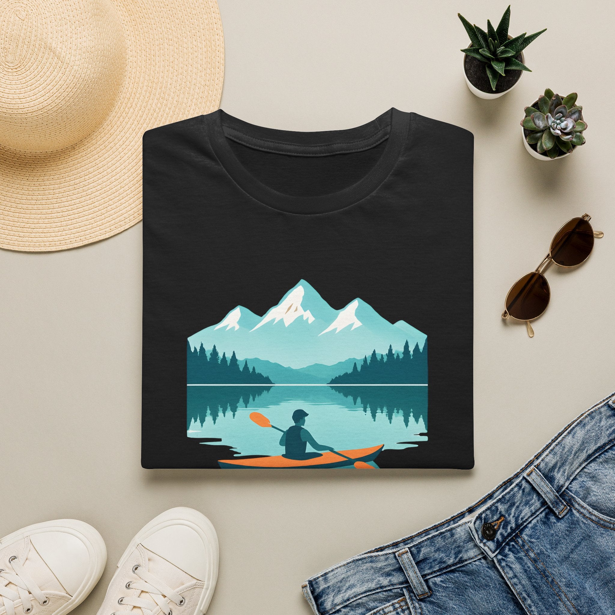 Kayak on Alpine Lake T-Shirt