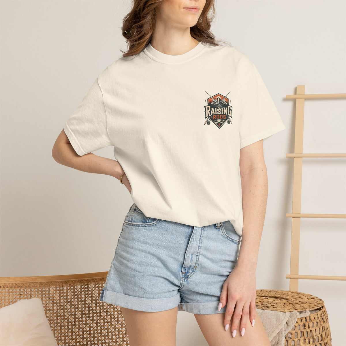 Fishing T-Shirt — "Raising Rods" Bass Fishing Graphic Tee