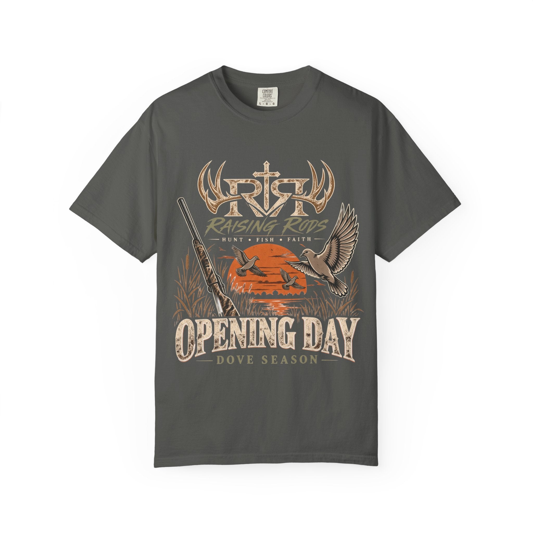 Opening Day Dove Season T-Shirt — Raising Rods Hunting Tee