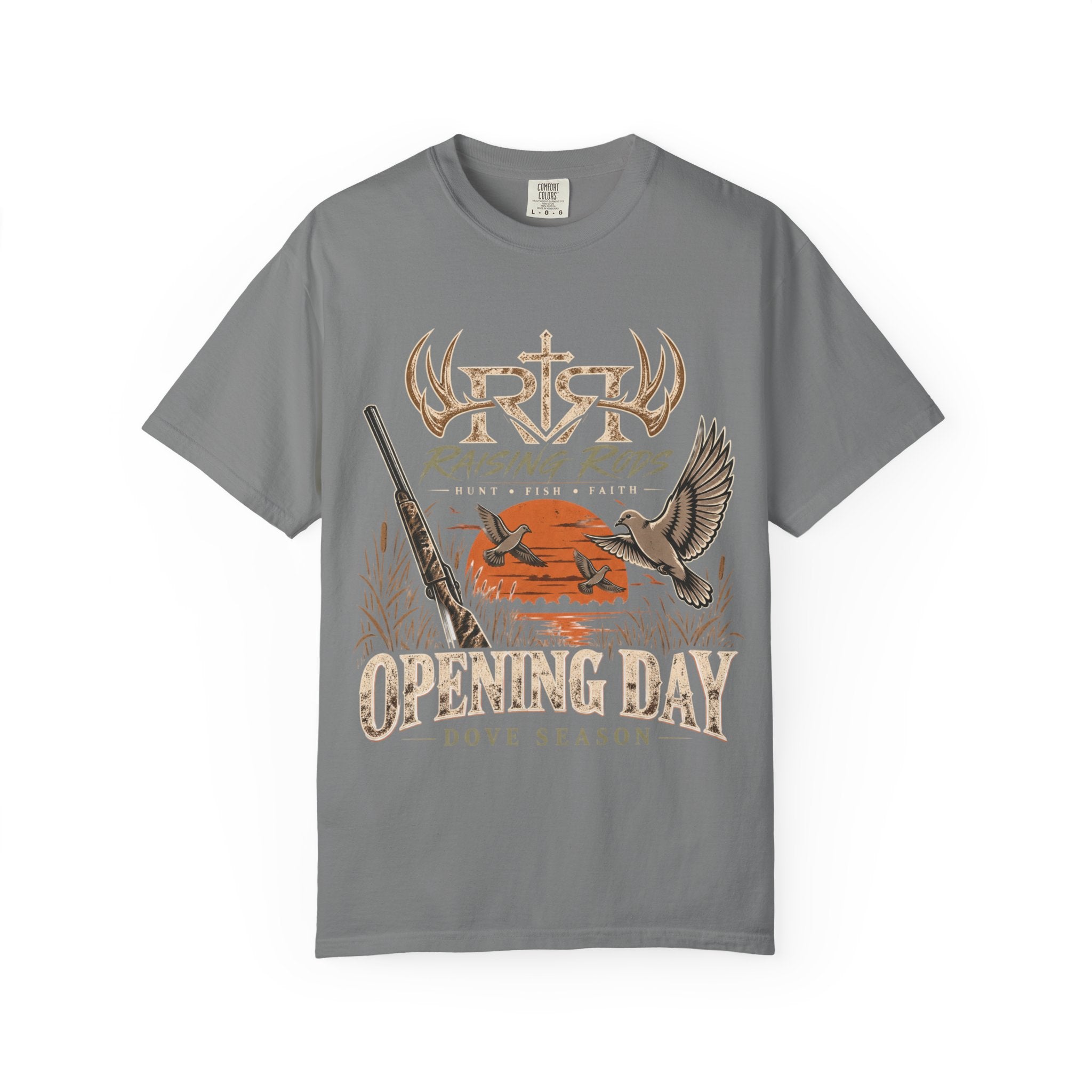 Opening Day Dove Season T-Shirt — Raising Rods Hunting Tee