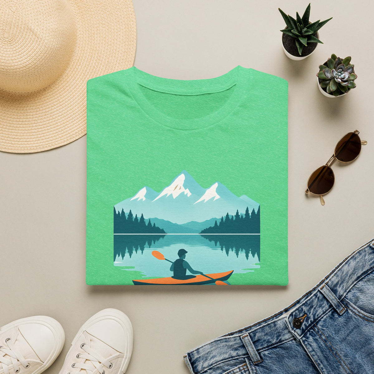Kayak on Alpine Lake T-Shirt
