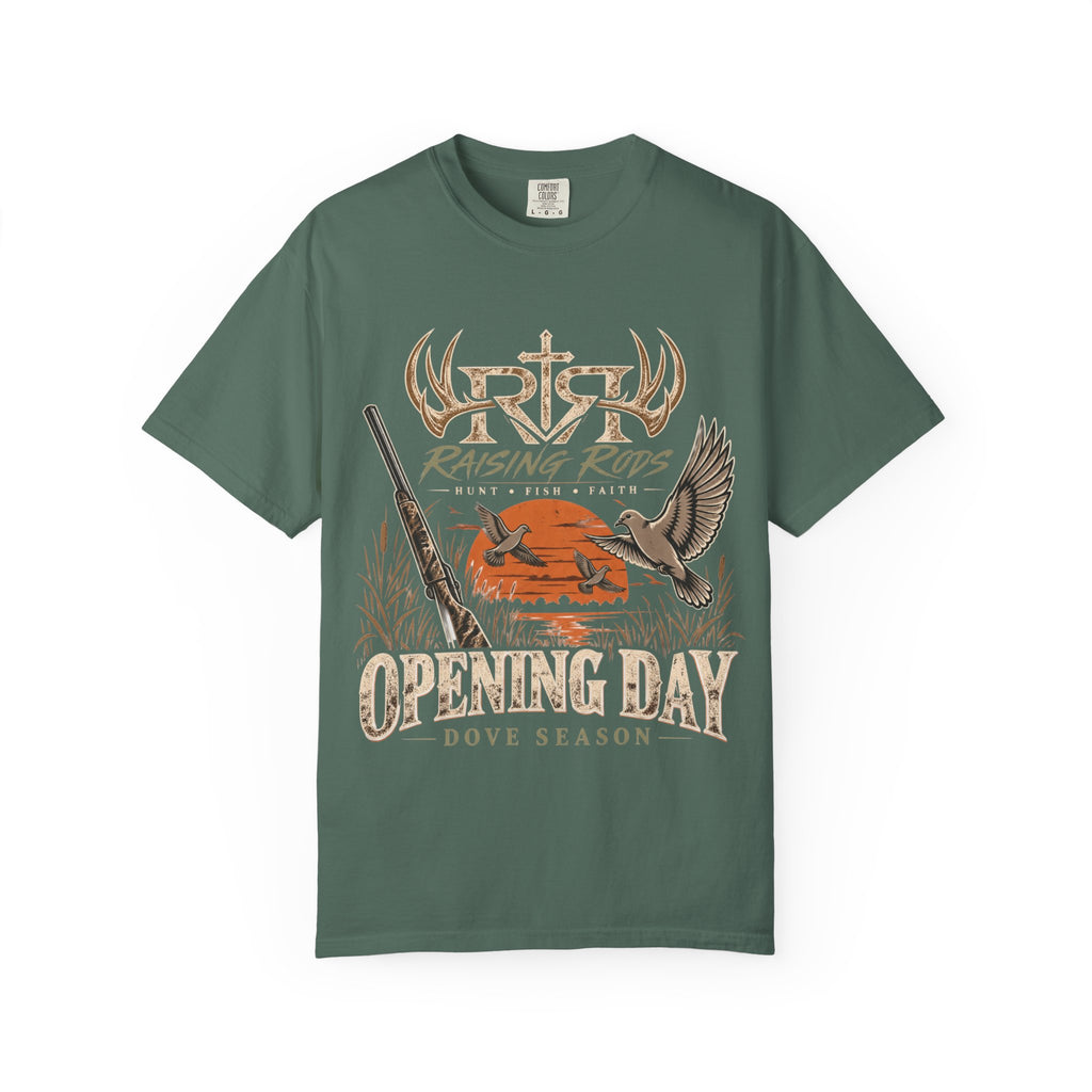 Opening Day Dove Season T-Shirt — Raising Rods Hunting Tee