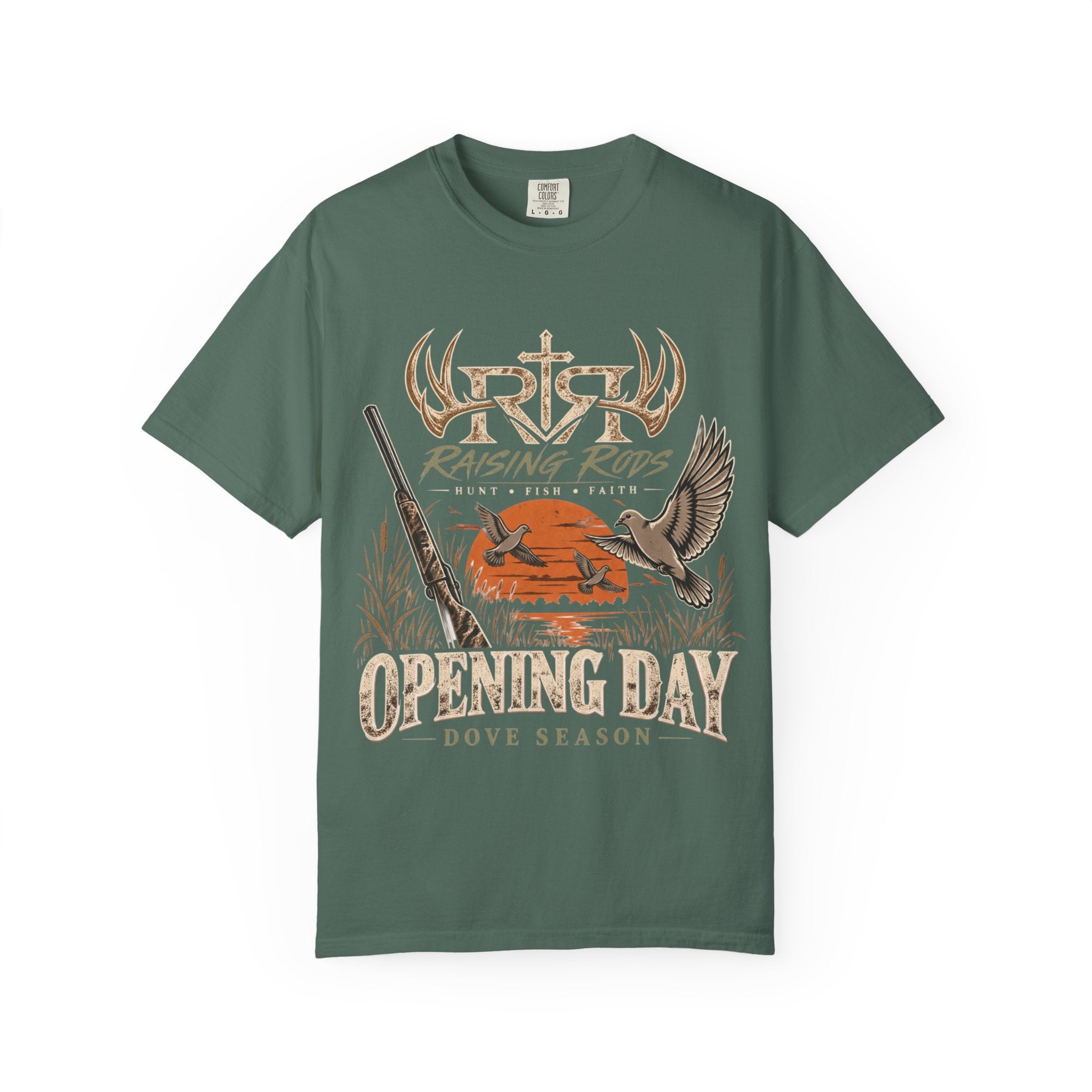 Opening Day Dove Season T-Shirt — Raising Rods Hunting Tee
