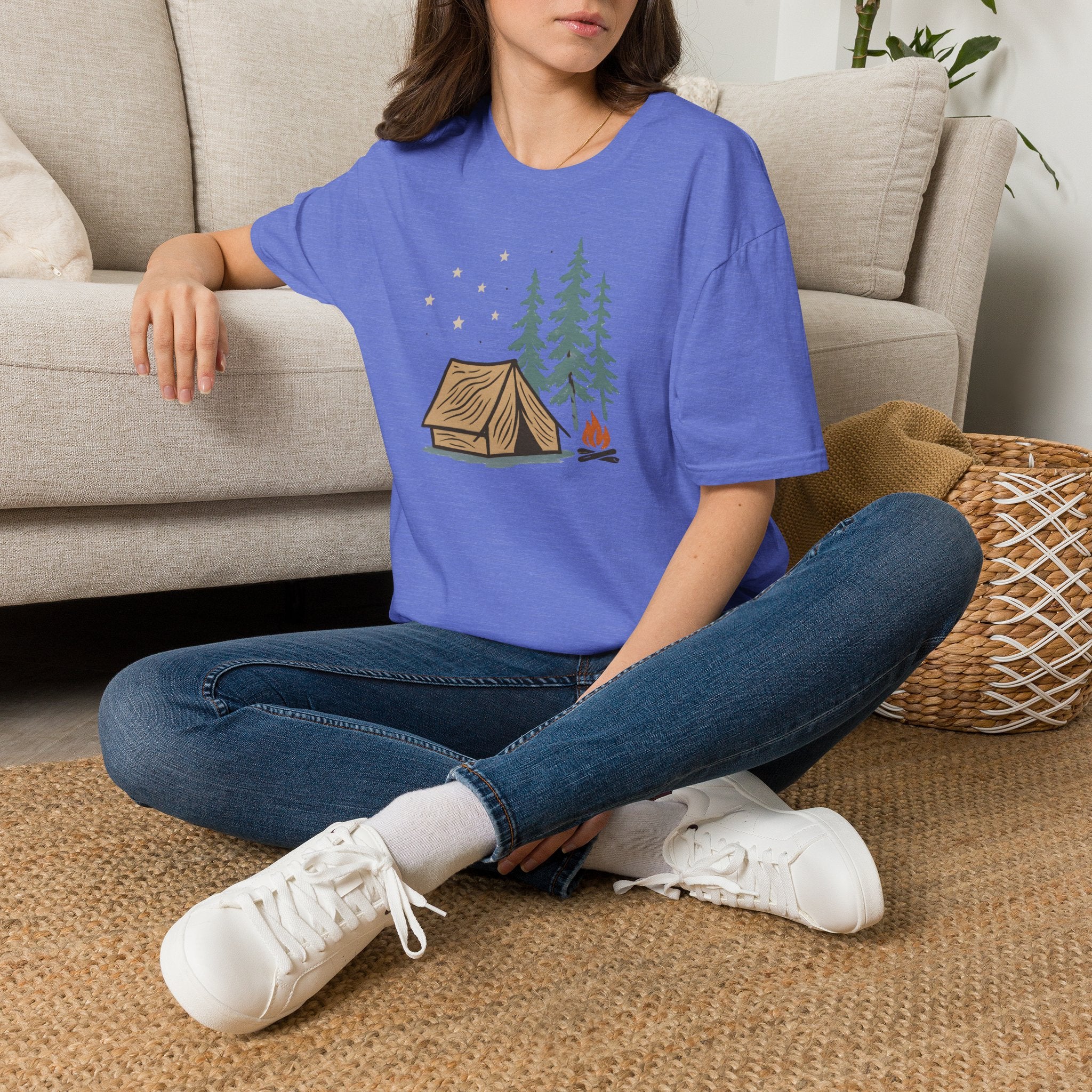 Camping under stars T-Shirt