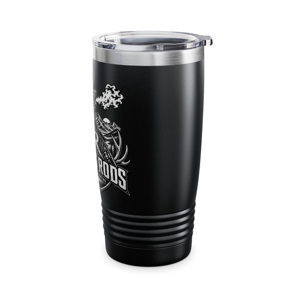 Raising Rods 20oz Hunting Tumbler — Deer Antler Rustic Insulated Cup