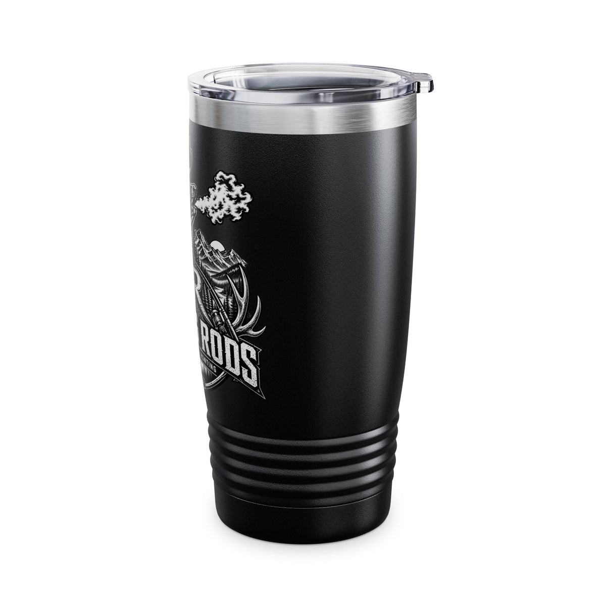 Raising Rods 20oz Hunting Tumbler — Deer Antler Rustic Insulated Cup
