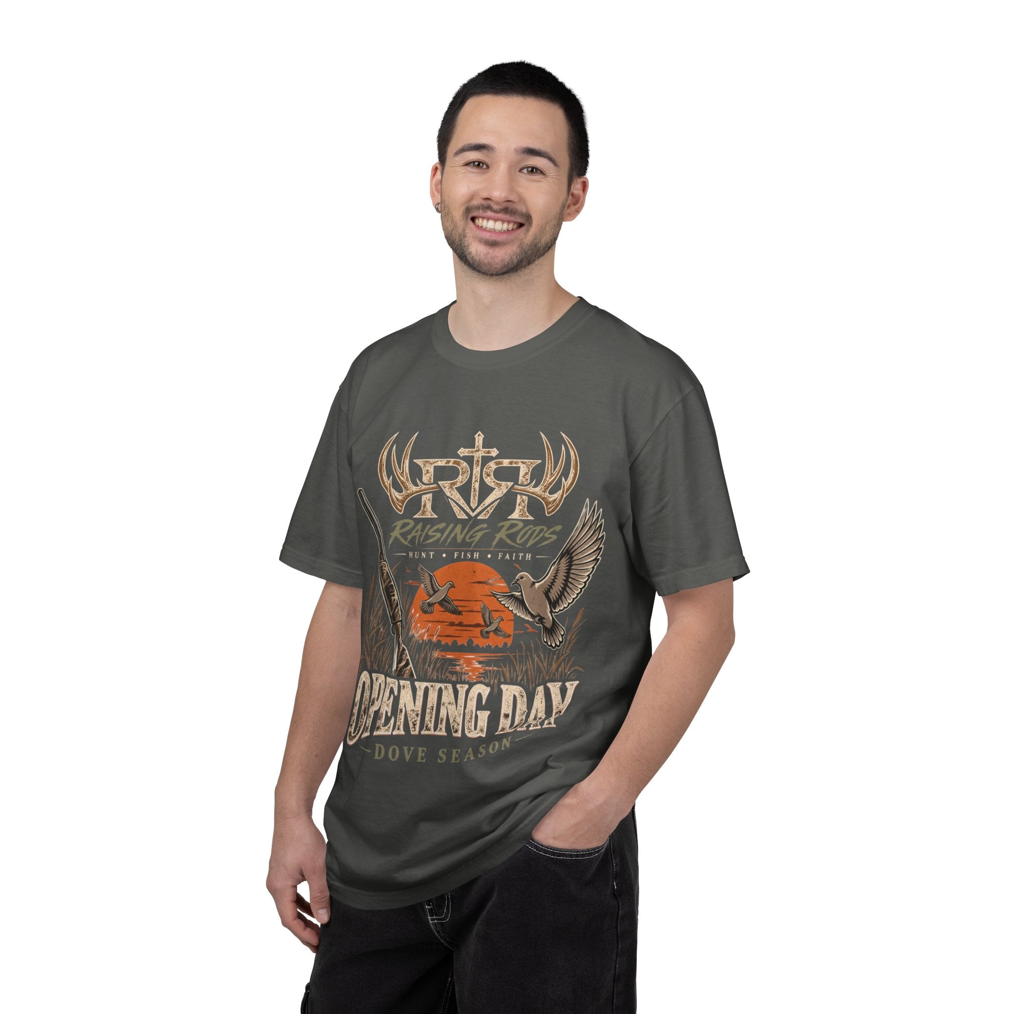 Opening Day Dove Season T-Shirt — Raising Rods Hunting Tee