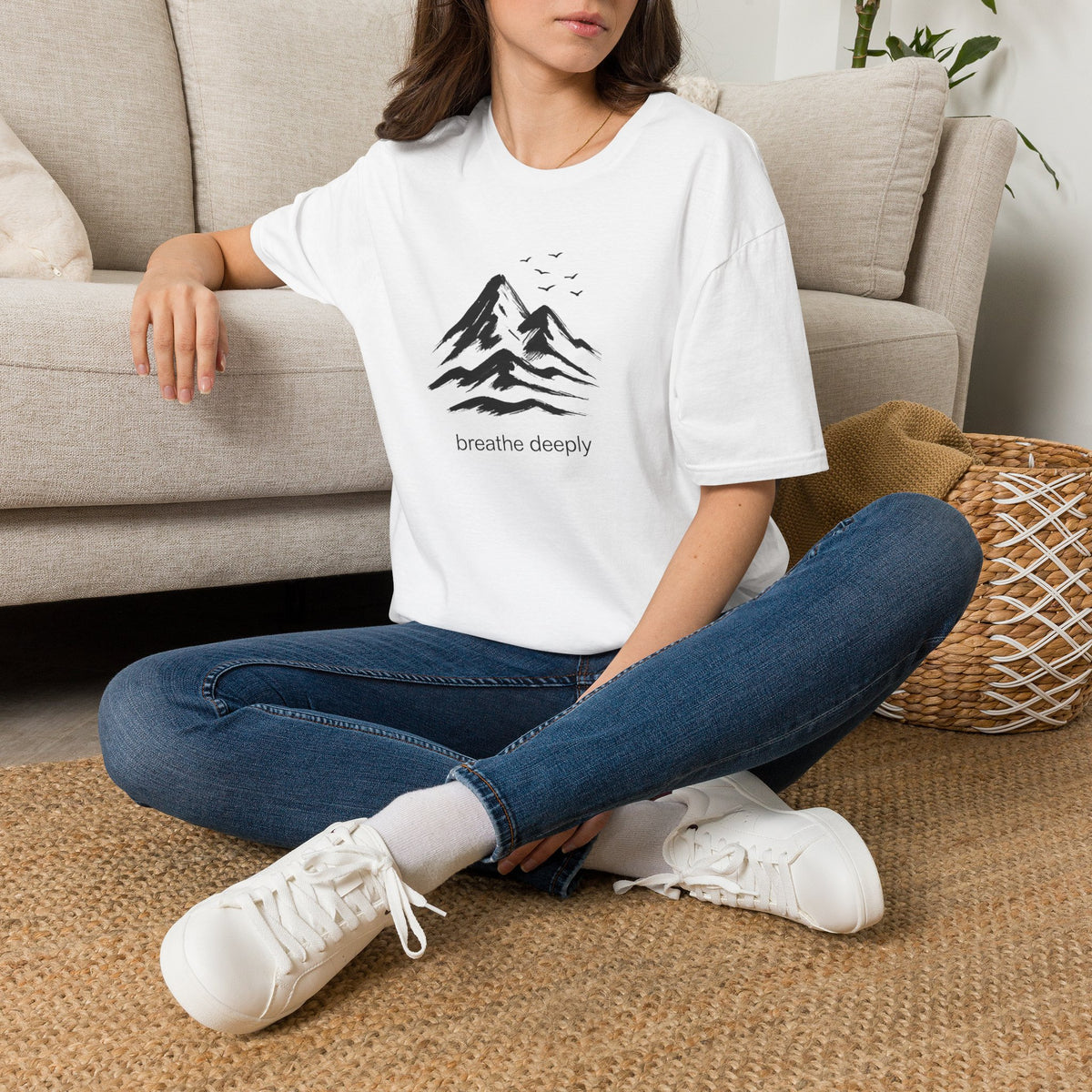 Mountains and birds T-Shirt