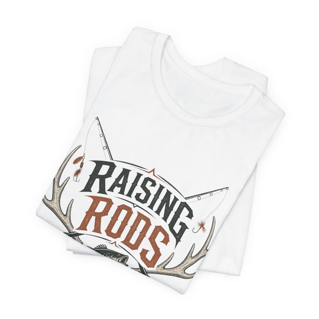 Raising Rods Fishing Tee — "Keep Calm & Get the Hook" Angler T‑Shirt