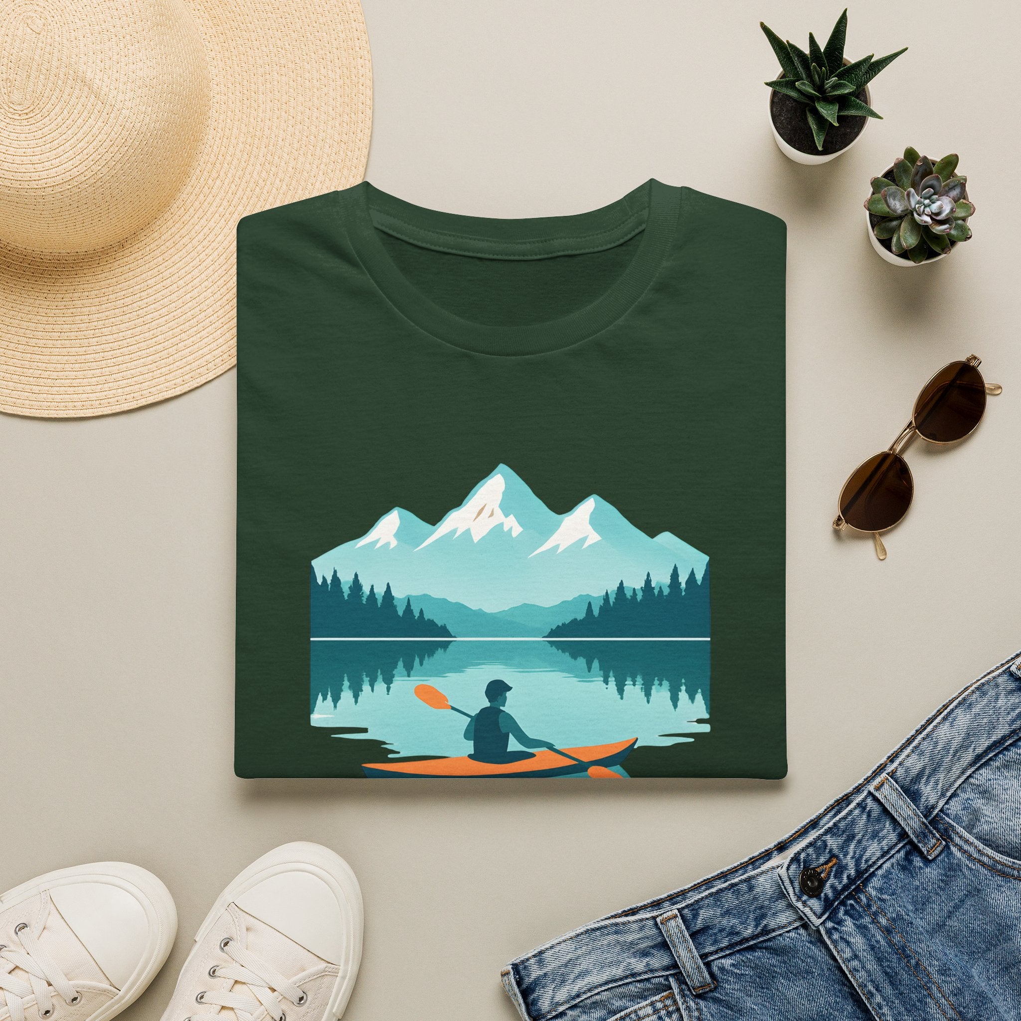 Kayak on Alpine Lake T-Shirt