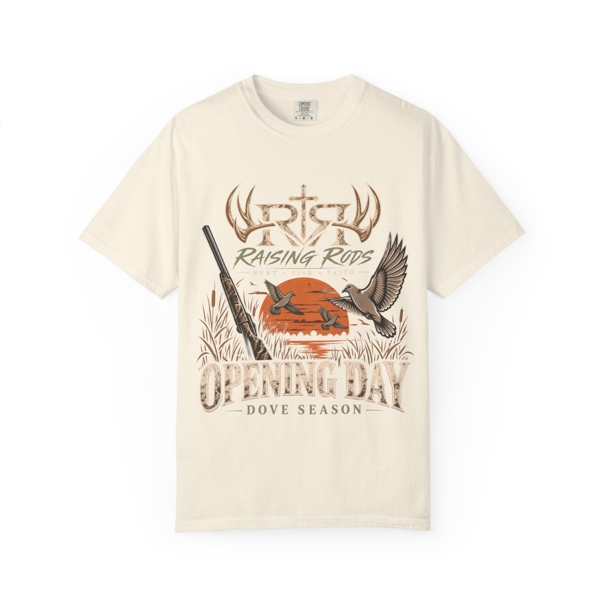 Opening Day Dove Season T-Shirt — Raising Rods Hunting Tee