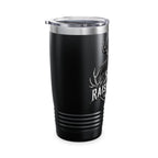 Raising Rods 20oz Hunting Tumbler — Deer Antler Rustic Insulated Cup