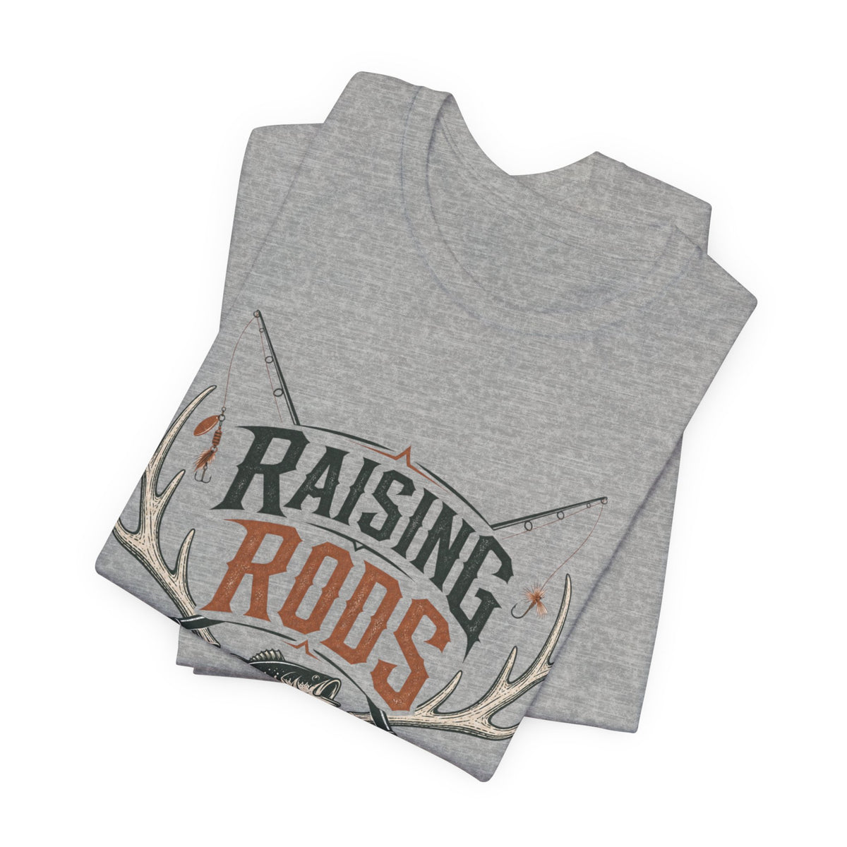 Raising Rods Fishing Tee — "Keep Calm & Get the Hook" Angler T‑Shirt