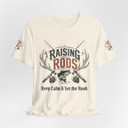 Raising Rods Fishing Tee — "Keep Calm & Get the Hook" Angler T‑Shirt