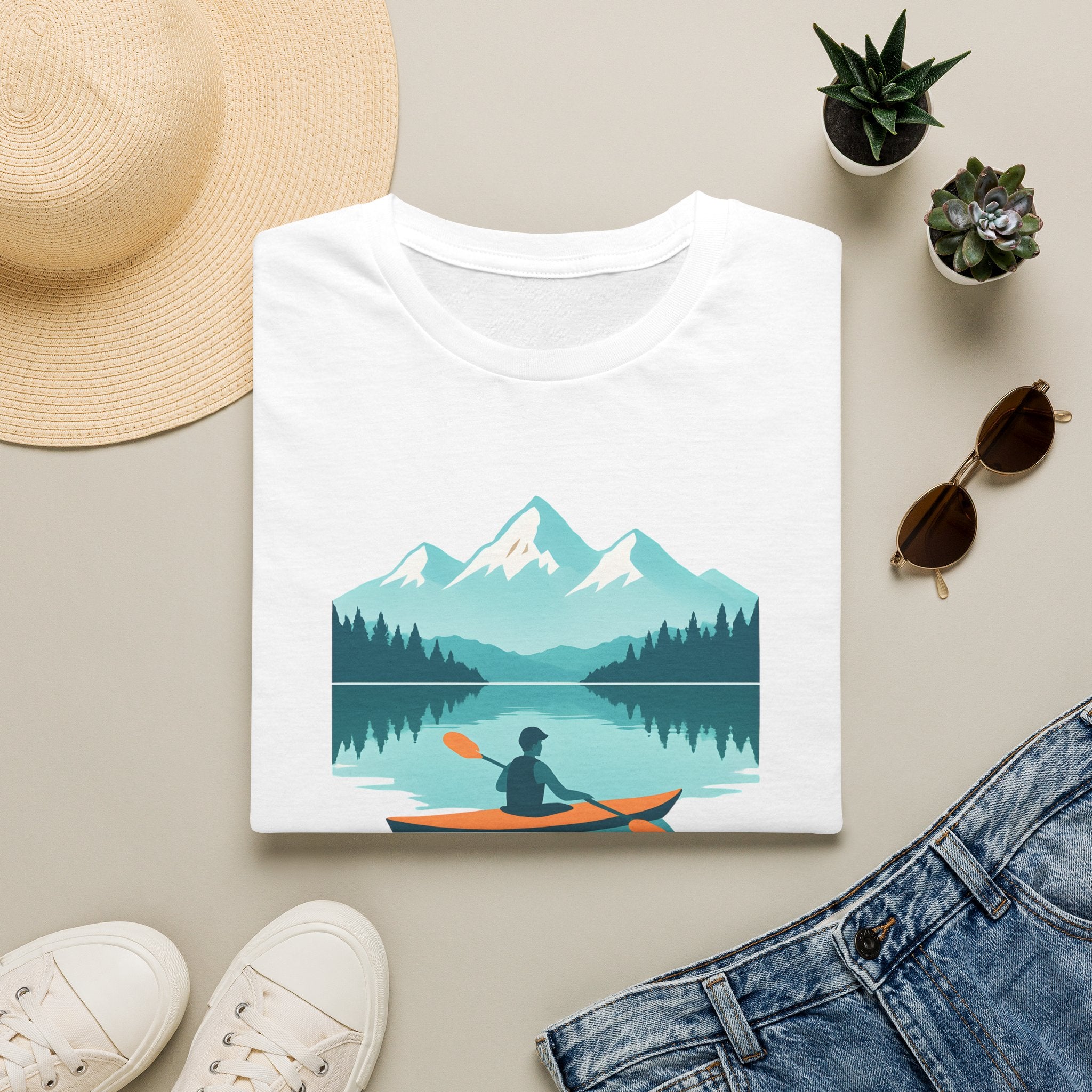 Kayak on Alpine Lake T-Shirt