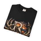 Hunting Logo T-Shirt — "Raising Rods" Deer & Duck Outdoor Tee