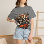 Hunting Logo T-Shirt — "Raising Rods" Deer & Duck Outdoor Tee