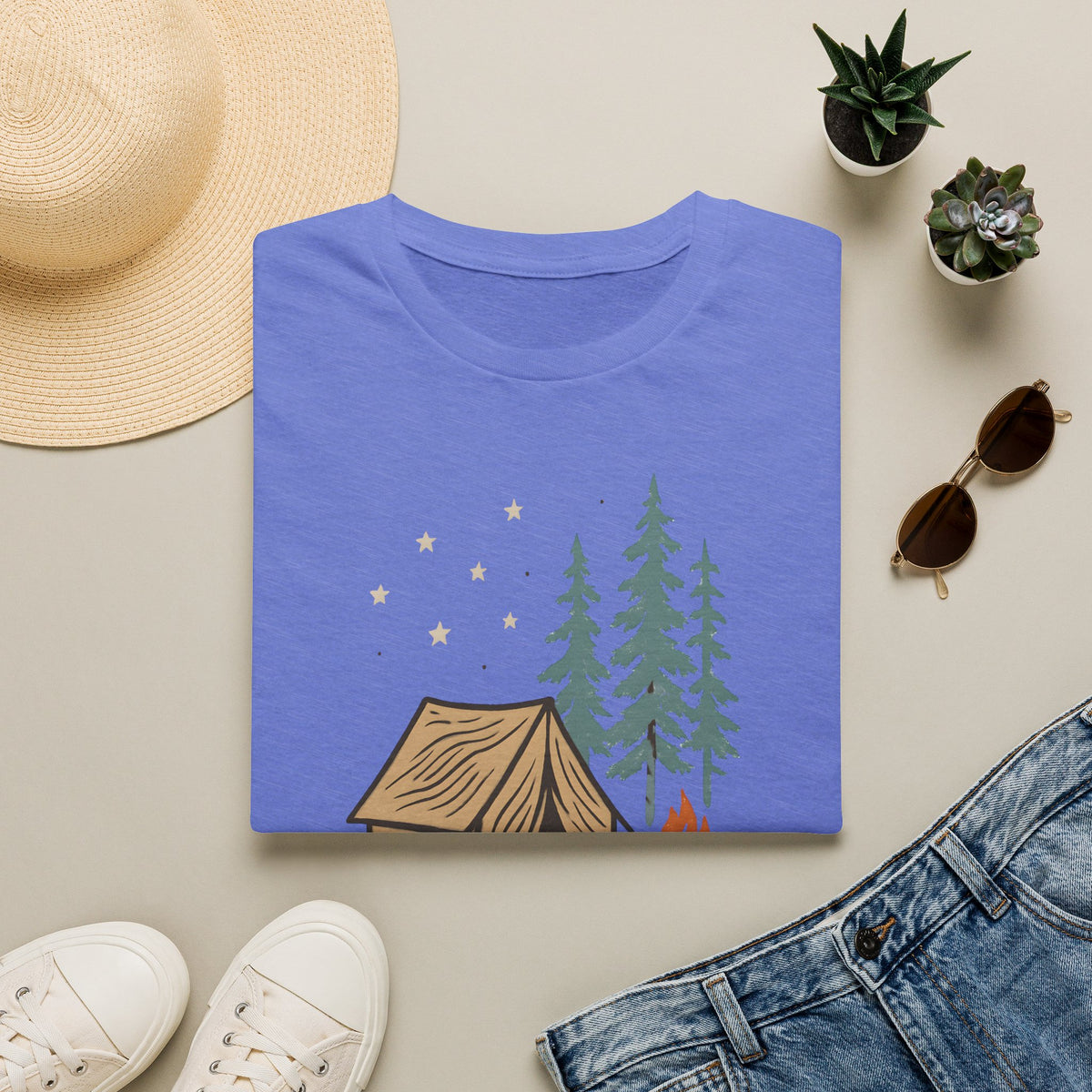 Camping under stars T-Shirt