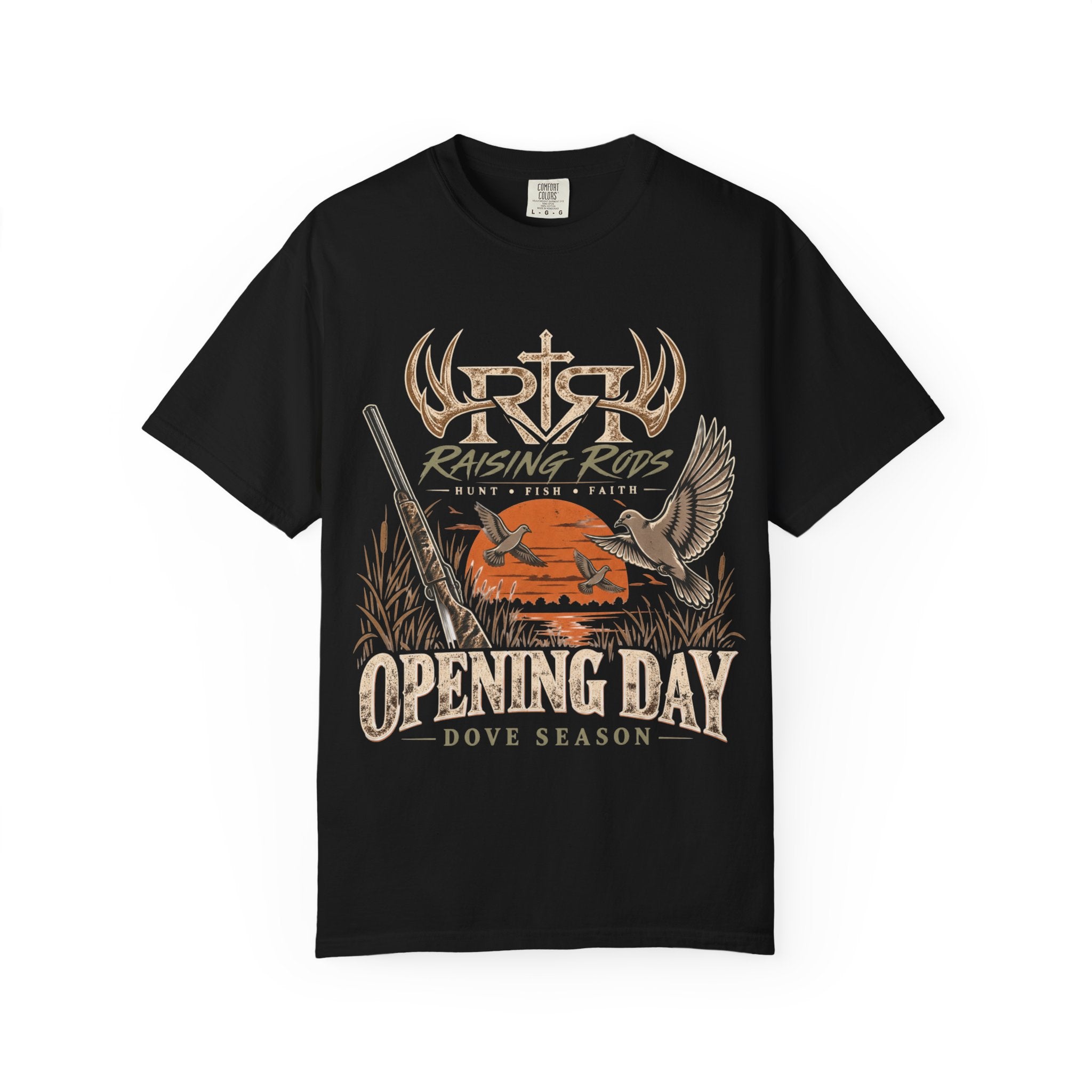 Opening Day Dove Season T-Shirt — Raising Rods Hunting Tee