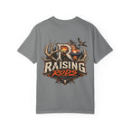 Raising Rods Hunting T-Shirt — Outdoor Deer & Duck Logo Tee