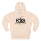 Fishing Hoodie — "Early Mornings Tight Lines" Graphic Fleece Pullover