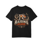 Raising Rods Hunting T-Shirt — Outdoor Deer & Duck Logo Tee