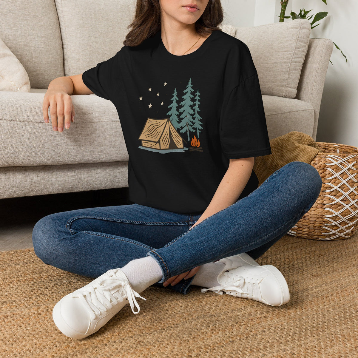 Camping under stars T-Shirt