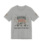 Raising Rods Fishing Tee — "Keep Calm & Get the Hook" Angler T‑Shirt