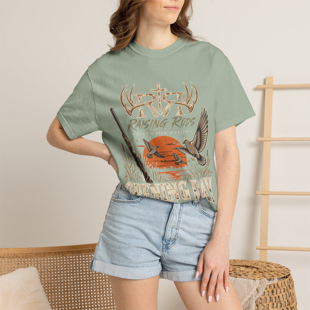Opening Day Dove Season T-Shirt — Raising Rods Hunting Tee