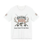 Raising Rods Fishing Tee — "Keep Calm & Get the Hook" Angler T‑Shirt