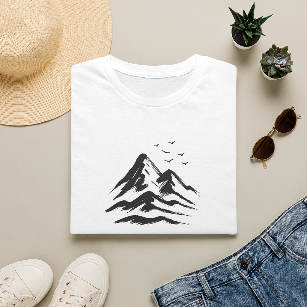 Mountains and birds T-Shirt
