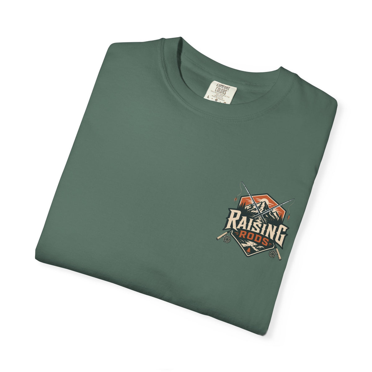 Fishing T-Shirt — "Raising Rods" Bass Fishing Graphic Tee