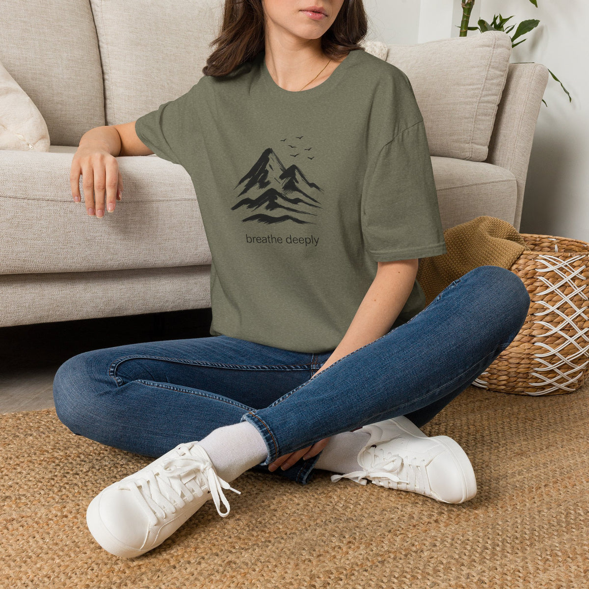Mountains and birds T-Shirt