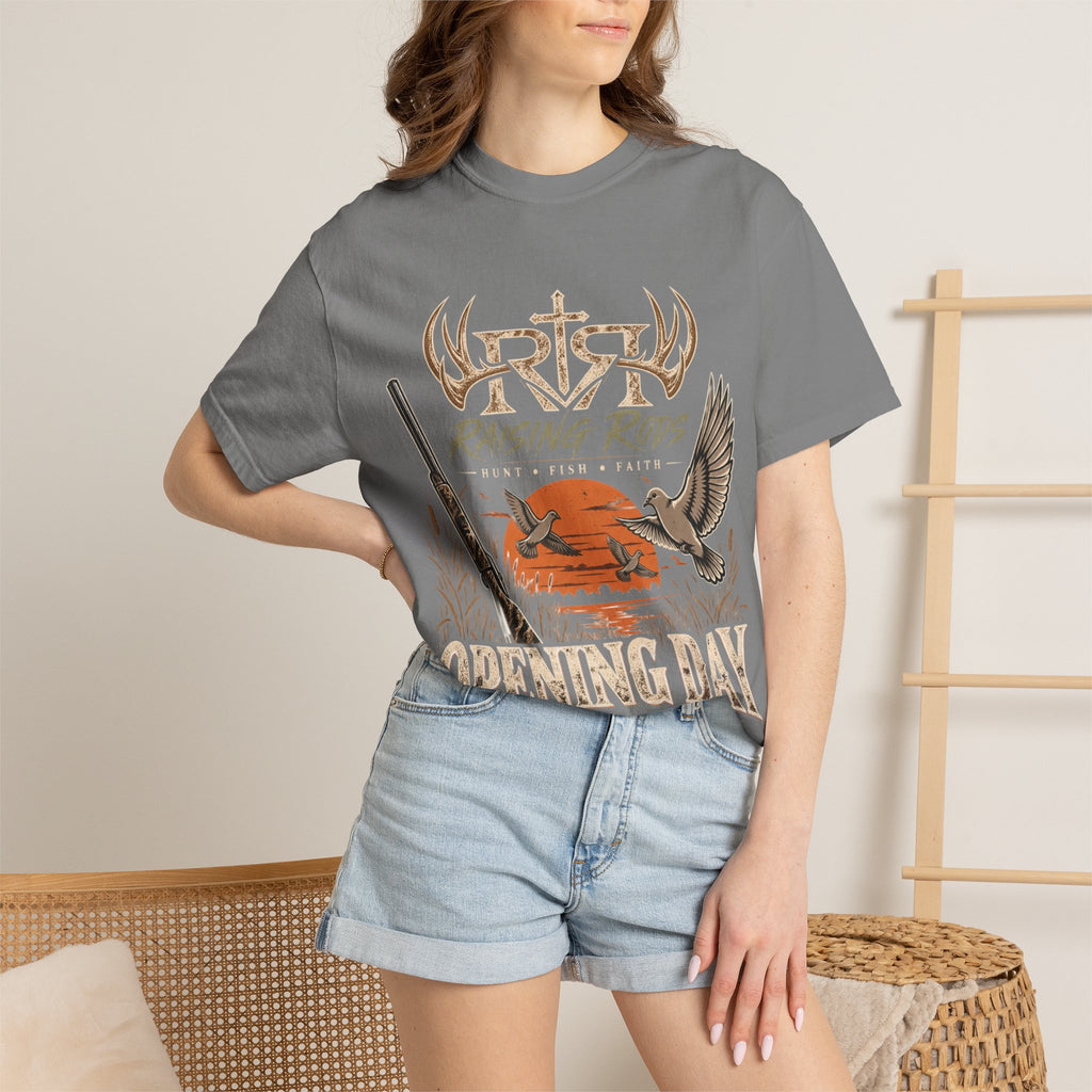 Opening Day Dove Season T-Shirt — Raising Rods Hunting Tee
