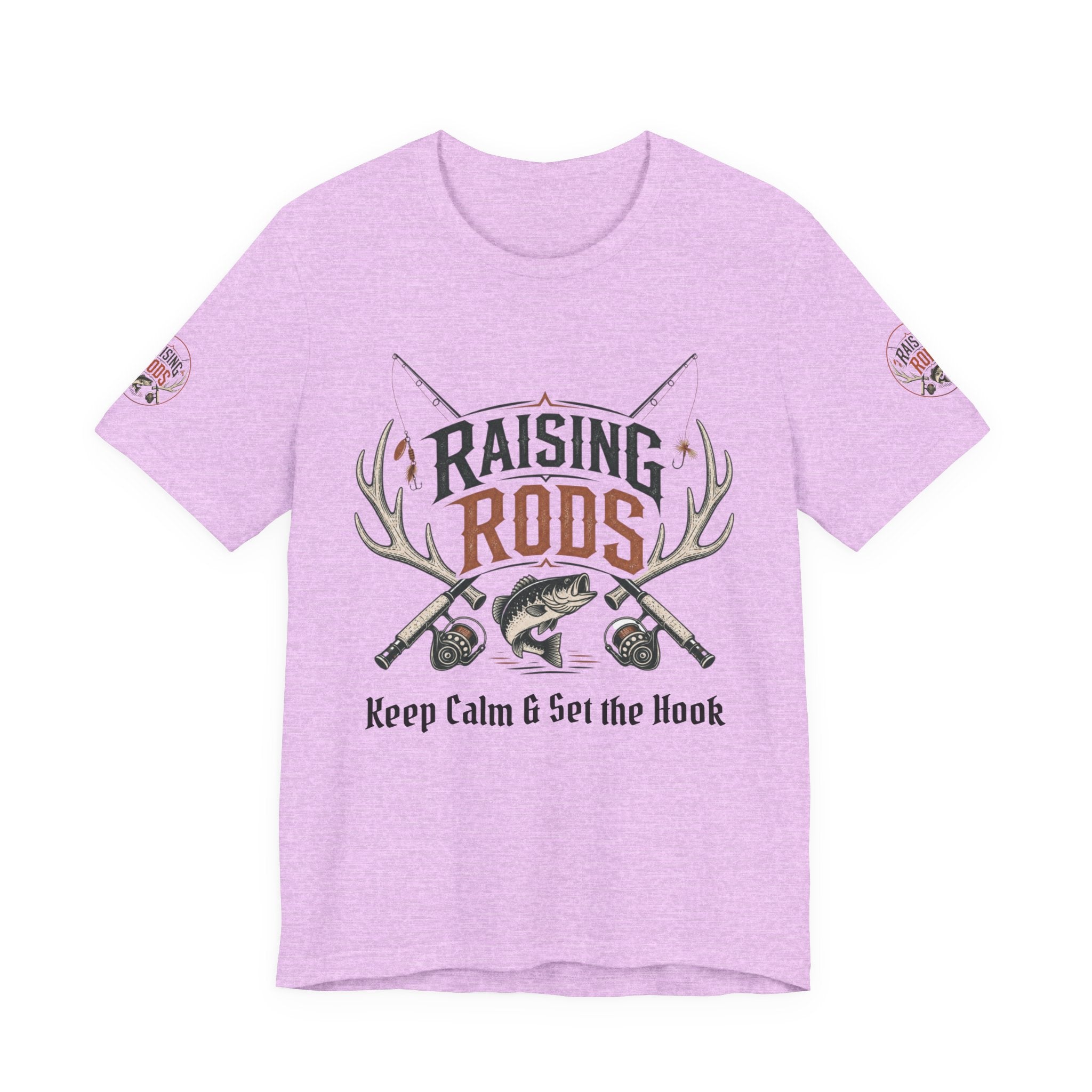 Raising Rods Fishing Tee — "Keep Calm & Get the Hook" Angler T‑Shirt