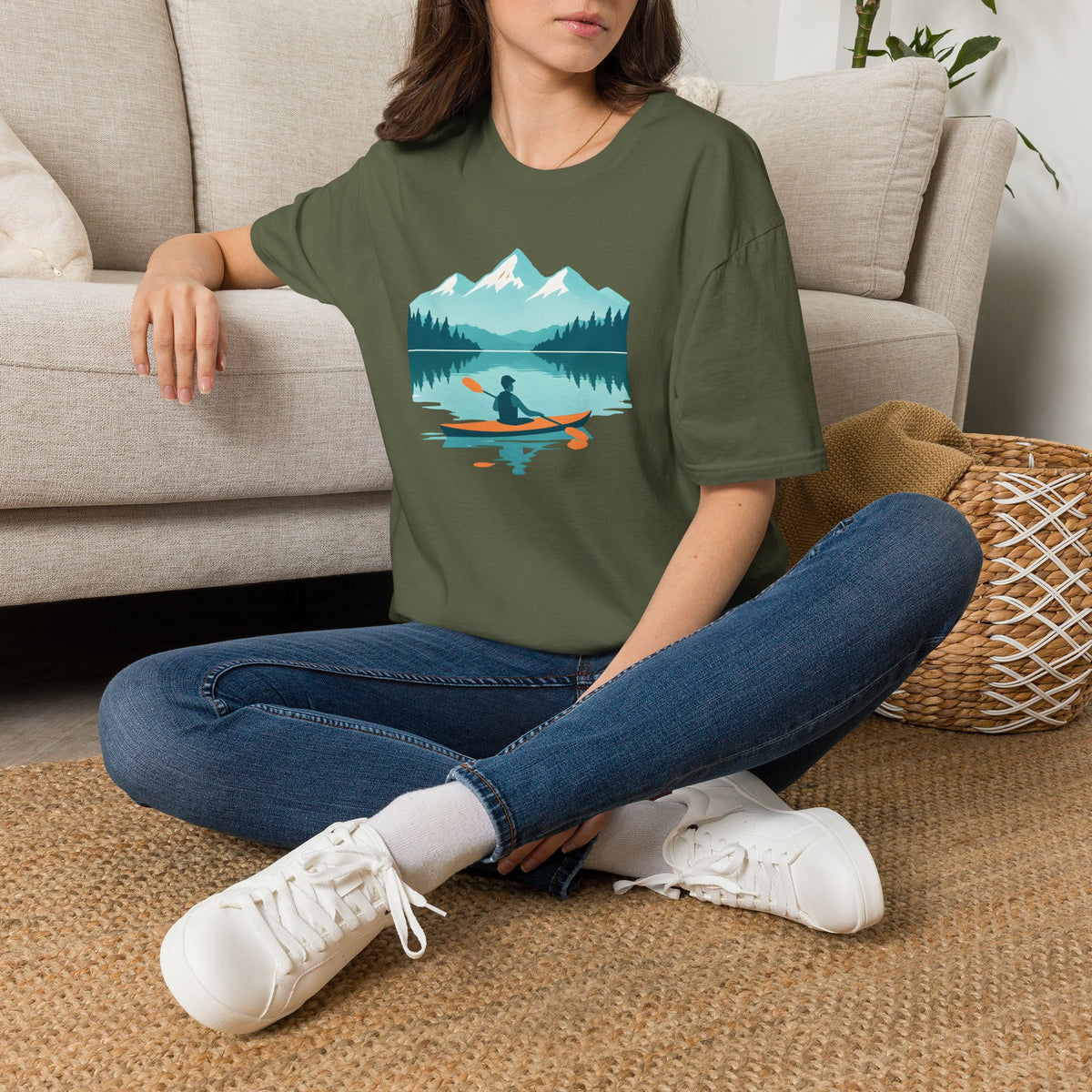 Kayak on Alpine Lake T-Shirt