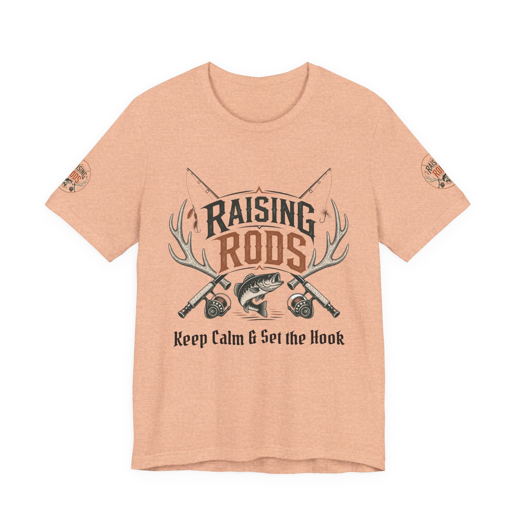Raising Rods Fishing Tee — "Keep Calm & Get the Hook" Angler T‑Shirt
