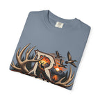 Hunting Logo T-Shirt — "Raising Rods" Deer & Duck Outdoor Tee
