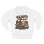 Fishing Hoodie — "Early Mornings Tight Lines" Graphic Fleece Pullover