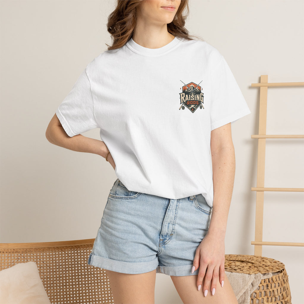 Fishing T-Shirt — "Raising Rods" Bass Fishing Graphic Tee
