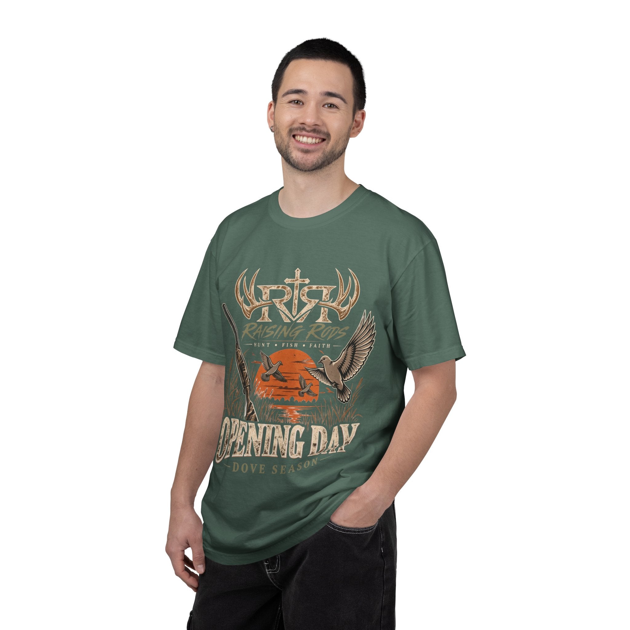 Opening Day Dove Season T-Shirt — Raising Rods Hunting Tee