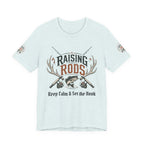 Raising Rods Fishing Tee — "Keep Calm & Get the Hook" Angler T‑Shirt